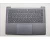 Lenovo 5CB1S11865 C-Cover with keyboard, Hebrew, Luna Grey, Backlight, US