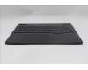 Lenovo 5CB1S24064 C-Cover with keyboard, Hungarian, Eclipse Black, RGB Backlight, Anodizing Sandblasting, UK