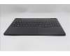 Lenovo 5CB1S24074 C-Cover with keyboard, Spanish, Eclipse Black, RGB Backlight, Anodizing Sandblasting, UK