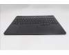 Lenovo 5CB1S24079 C-Cover with keyboard, UK English, Eclipse Black, RGB Backlight, Anodizing Sandblasting, UK