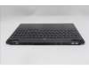 Lenovo 5CB1S24087 C-Cover with keyboard, US English Euro, Eclipse Black, White Backlight, Anodizing Sandblasting, US