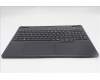 Lenovo 5CB1S24088 C-Cover with keyboard, French, Eclipse Black, White Backlight, Anodizing Sandblasting, US