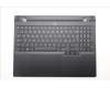 Lenovo 5CB1S24166 C-Cover with keyboard, Italian, Eclipse Black, White Backlight, Anodizing Sandblasting, UK