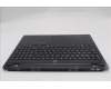 Lenovo 5CB1S24174 C-Cover with keyboard, Spanish, Eclipse Black, White Backlight, Anodizing Sandblasting, UK