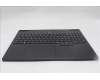 Lenovo 5CB1S31060 C-Cover with keyboard, Belgian, Eclipse Black, White Backlight, Painting, UK