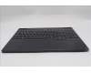 Lenovo 5CB1S31065 C-Cover with keyboard, US English Euro, Eclipse Black, White Backlight, Painting, US