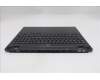 Lenovo 5CB1S31078 C-Cover with keyboard, Nordic, Eclipse Black, White Backlight, Painting, UK