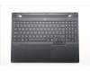 Lenovo 5CB1S31087 C-Cover with keyboard, UK English, Eclipse Black, White Backlight, Painting, UK
