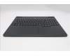 Lenovo 5CB1S31087 C-Cover with keyboard, UK English, Eclipse Black, White Backlight, Painting, UK