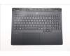 Lenovo 5CB1S31111 C-Cover with keyboard, UK English, Eclipse Black, White Backlight, UK