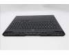 Lenovo 5CB1S31132 C-Cover with keyboard, Ukraine, Eclipse Black, White Backlight, US