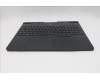 Lenovo 5CB1S31148 C-Cover with keyboard, Icelandic, Eclipse Black, RGB Backlight, UK