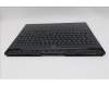 Lenovo 5CB1S31148 C-Cover with keyboard, Icelandic, Eclipse Black, RGB Backlight, UK