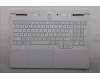 Lenovo 5CB1S50734 C-Cover with keyboard, English, Glacier white, US