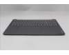 Lenovo 5CB1S50843 C-Cover with keyboard, German, Luna Grey