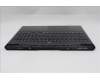 Lenovo 5CB1S57478 C-Cover with keyboard, German, Eclipse Black, RGB Backlight, UK