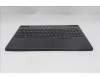 Lenovo 5CB1S75715 C-Cover with keyboard, Greek, Eclipse Black, RGB Backlight, Anodizing Sandblasting, US