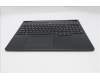 Lenovo 5CB1S75728 C-Cover with keyboard, Switzerland, Eclipse Black, RGB Backlight, Anodizing Sandblasting, UK