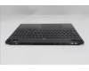 Lenovo 5CB1S76608 C-Cover with keyboard, Portuguese, Eclipse Black, White Backlight, Anodizing Sandblasting, UK