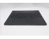 Lenovo 5CB1S76609 C-Cover with keyboard, Russian, Eclipse Black, White Backlight, Anodizing Sandblasting, US