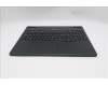 Lenovo 5CB1S76652 C-Cover with keyboard, Czech Slovakian, Eclipse Black, White Backlight, Painting, UK