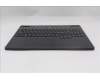 Lenovo 5CB1S76667 C-Cover with keyboard, Nordic, Eclipse Black, White Backlight, Painting, UK
