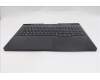 Lenovo 5CB1S76687 C-Cover with keyboard, French, Eclipse Black, White Backlight, US