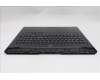 Lenovo 5CB1S76698 C-Cover with keyboard, Nordic, Eclipse Black, White Backlight, UK