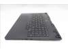 Lenovo 5CB1S76719 C-Cover with keyboard, German, Eclipse Black, RGB Backlight, UK