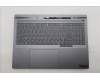 Lenovo 5CB1S80306 C-Cover with keyboard, Belgian, Luna Grey, Non_FingerPrint