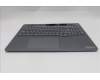 Lenovo 5CB1S80306 C-Cover with keyboard, Belgian, Luna Grey, Non_FingerPrint