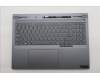 Lenovo 5CB1S80307 C-Cover with keyboard, Bulgarian, Luna Grey, Non-FingerPrint, UK