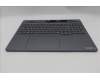 Lenovo 5CB1S80307 C-Cover with keyboard, Bulgarian, Luna Grey, Non-FingerPrint, UK