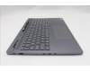 Lenovo 5CB1S82731 C-Cover with keyboard, US English Euro, Luna Grey, Non_FingerPrint