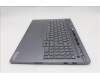 Lenovo 5CB1S82734 C-Cover with keyboard, German, Luna Grey, Non_FingerPrint