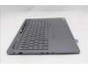 Lenovo 5CB1S82739 C-Cover with keyboard, Italian, Luna Grey, Non-FingerPrint, UK