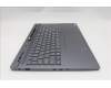 Lenovo 5CB1S82744 C-Cover with keyboard, Russian, Luna Grey, Non-FingerPrint, US