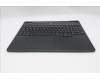 Lenovo 5CB1S82773 C-Cover with keyboard, Czech Slovakian, Eclipse Black, RGB Backlight, Anodizing Sandblasting, UK
