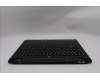 Lenovo 5CB1S82792 C-Cover with keyboard, Spanish, Eclipse Black, RGB Backlight, Anodizing Sandblasting, UK