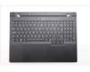 Lenovo 5CB1S82793 C-Cover with keyboard, Switzerland, Eclipse Black, RGB Backlight, Anodizing Sandblasting, UK