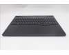 Lenovo 5CB1S82834 C-Cover with keyboard, English, Eclipse Black, Anodizing Sandblasting