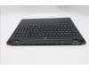 Lenovo 5CB1S82849 C-Cover with keyboard, Portuguese, Eclipse Black, Anodizing Sandblasting, UK
