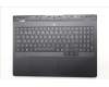 Lenovo 5CB1S87233 C-Cover with keyboard, Belgian, Eclipse Black, White Backlight
