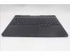 Lenovo 5CB1S87238 C-Cover with keyboard, US English Euro, Eclipse Black, White Backlight