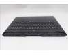 Lenovo 5CB1S87238 C-Cover with keyboard, US English Euro, Eclipse Black, White Backlight