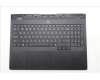 Lenovo 5CB1S87261 C-Cover with keyboard, Ukraine, Eclipse Black, White Backlight, US