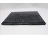 Lenovo 5CB1S87263 C-Cover with keyboard, Belgian, Eclipse Black, RGB Backlight, UK