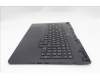 Lenovo 5CB1S87266 C-Cover with keyboard, Czech Slovakian, Eclipse Black, RGB Backlight, UK
