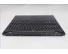 Lenovo 5CB1S89873 C-Cover with keyboard, Belgian, Eclipse Black, RGB Backlight, Anodizing Sandblasting