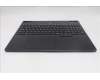 Lenovo 5CB1S89878 C-Cover with keyboard, US English Euro, Eclipse Black, RGB Backlight, Anodizing Sandblasting